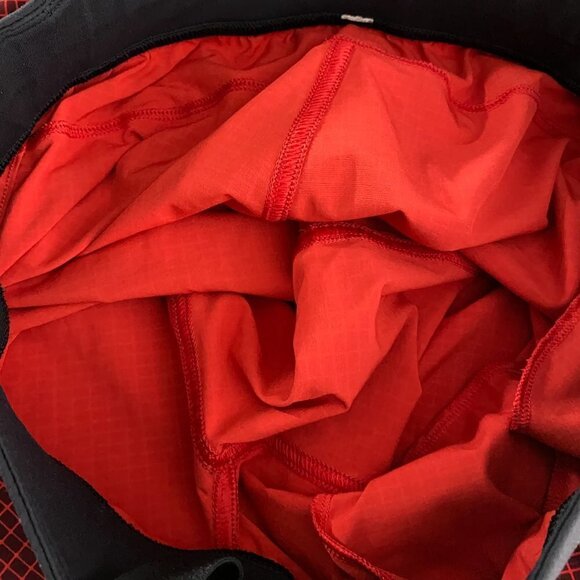 Lululemon Core Shorts Men's Medium Red Black Grid Unlined Athletic - Picture 5 of 7